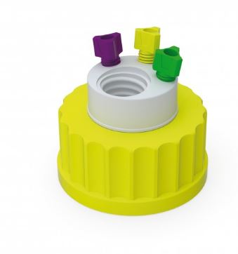 b.safe Waste Cap GL45 (3x UNF 1/4, 1x GL 14)