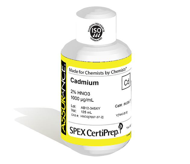 Cadmium, 1,000 µg/mL, for AA and ICP, 125 mL