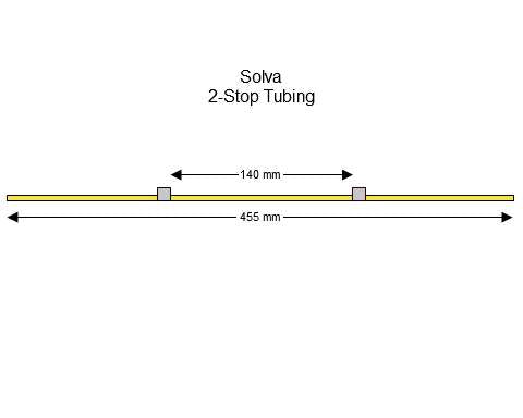 2-stop Solva Grey-Grey Pump Tubing
