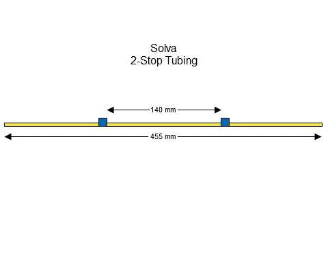 2-stop Solva Blue-Blue Pump Tubing