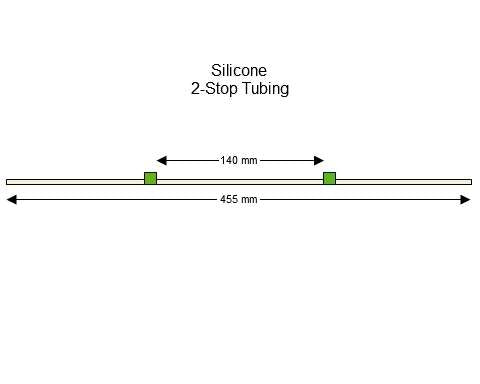 2-stop Silicone Green-Green Pump Tubing