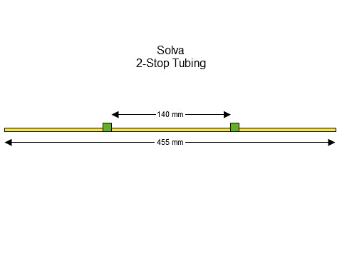 2-stop Solva Green-Green Pump Tubing