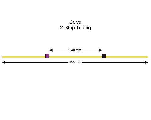 2-stop Solva Purple-Black Pump Tubing