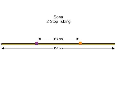 2-stop Solva Purple-Orange Pump Tubing