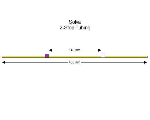 2-stop Solva Purple-White Pump Tubing