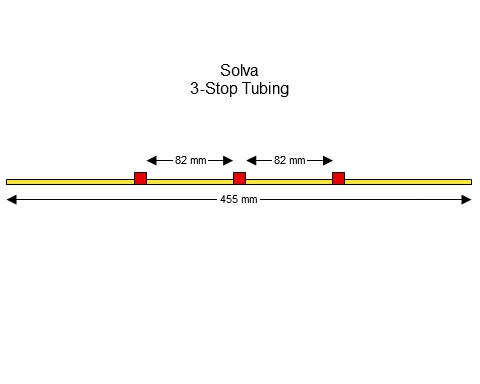 3-stop Solva Red-Red Pump Tubing