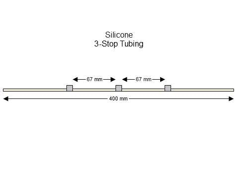3-stop Silicone Grey-Grey Pump Tubing