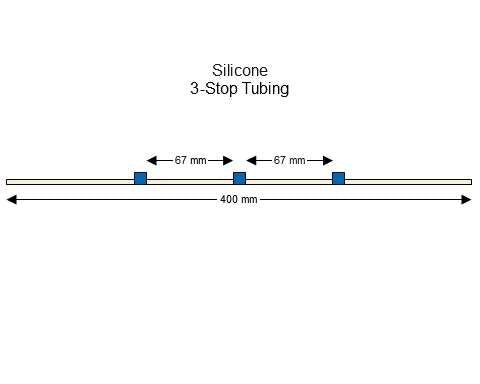 3-stop Silicone Blue-Blue Pump Tubing
