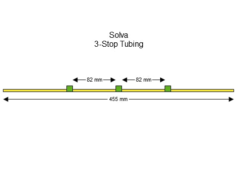 3-stop Solva Green-Green Pump Tubing