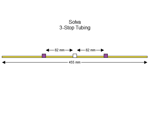 3-Stop Solva Purple-White Pump Tubing