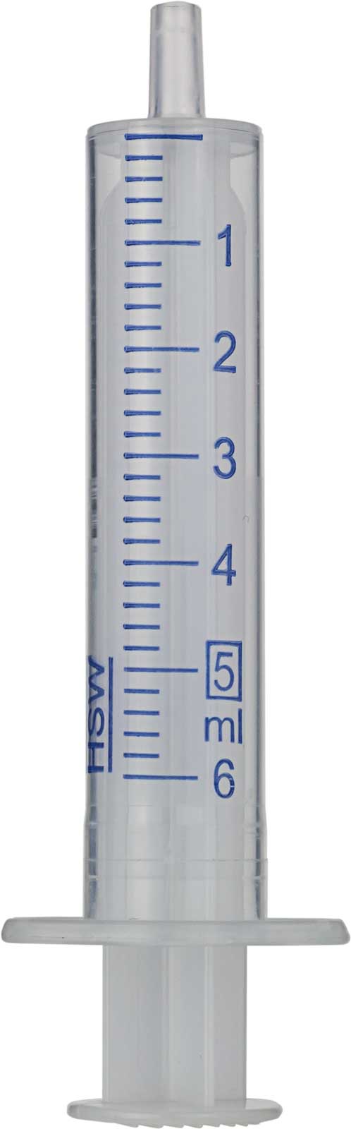 Disposable syringes with Luer tip made of polypropylene, 5 mL