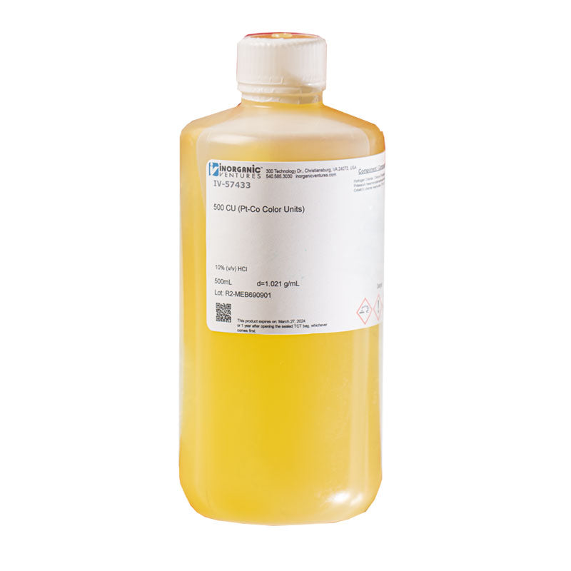 Inorganic Ventures 500 Hazen Pt-Co Solution