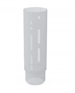 b.safe Filling tube segments for funnel 130 (Ø 28 x L 113 mm, PE)