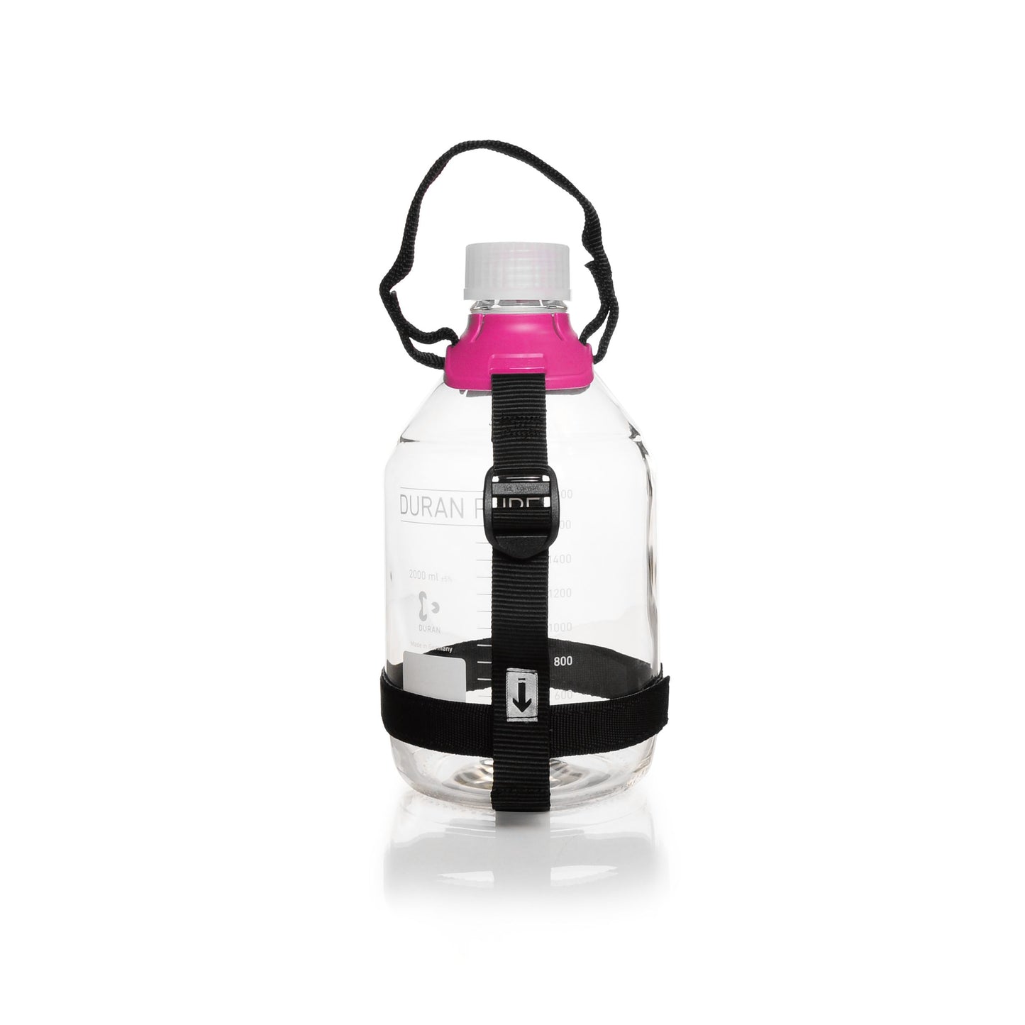DURAN® Bottle Carrying System, for the 2L GL 45 Bottle, Purple, Supplied without glass bottle