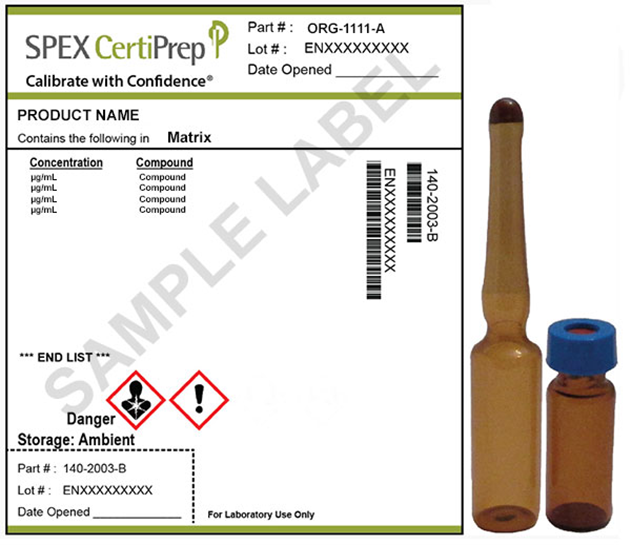 Acetaldehyde, 1,000 &micro;g/mL Organic Standard, 1 mL