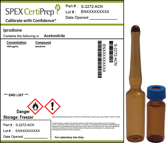 Iprodione, 1,000 &micro;g/mL Organic Standard, 1 mL