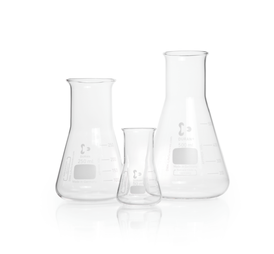 DURAN® Erlenmeyer Flask, wide neck, 100 mL