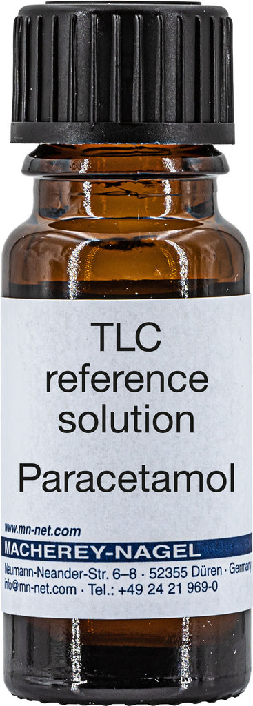 TLC reference solution, paracetamol