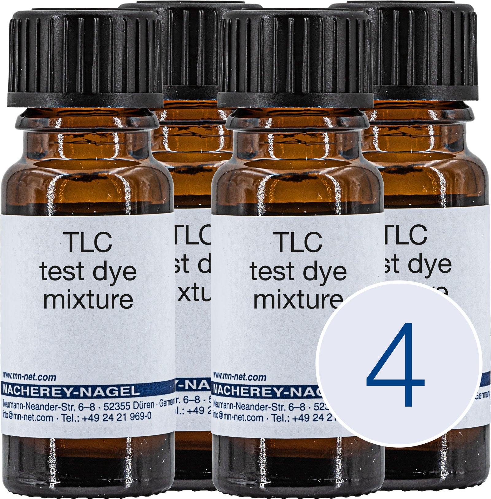 TLC test mixture for Micro-Set A, individual, fat-soluble / lipophilic ...