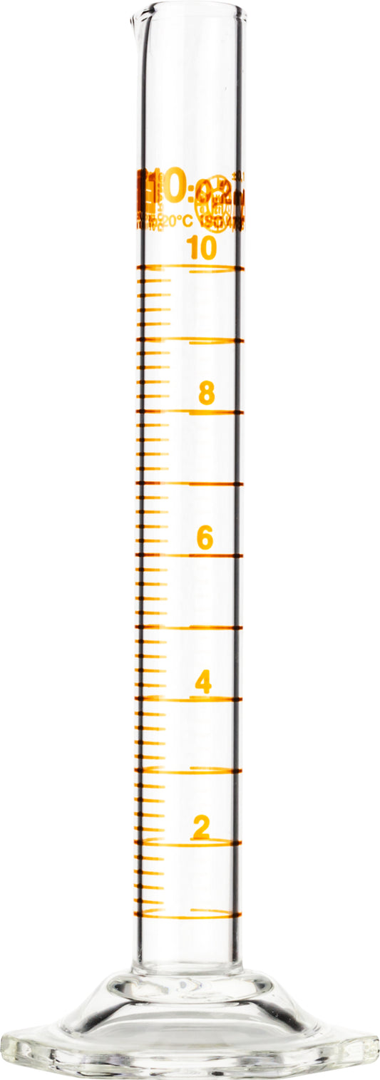 Measuring cylinder, glass, 10 mL