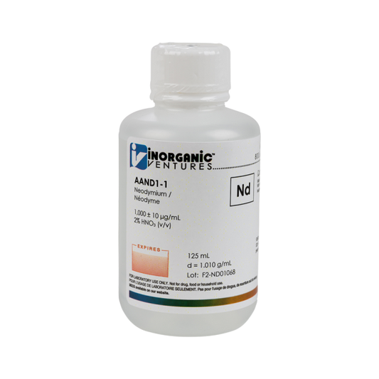 1000ug/mL NEODYMIUM 125mL for AA