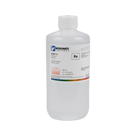 1000ug/mL RHENIUM 500mL for AA