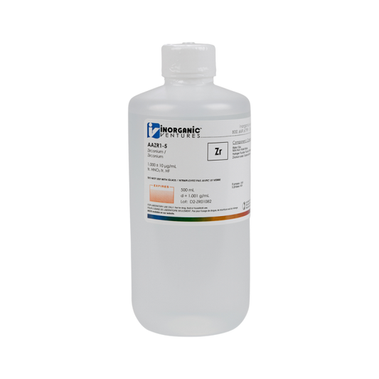 1000ug/mL ZIRCONIUM 500mL for AA