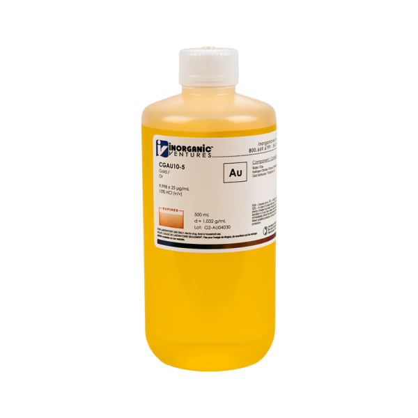 10,000ug/mL GOLD 500mL