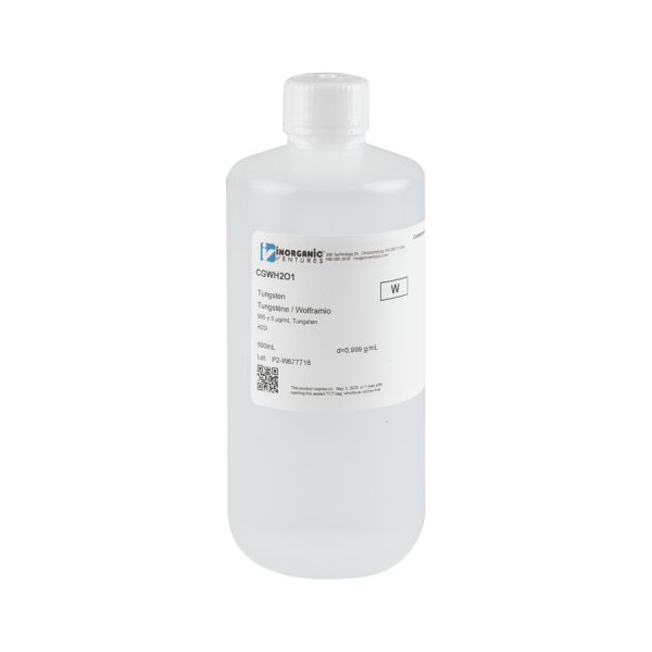 1000ug/mL TUNGSTEN IN H2O 500mL