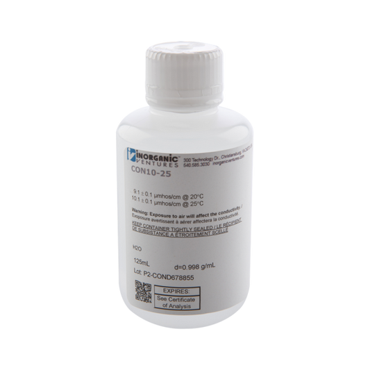 10uS/cm CONDUCTIVITY, 125mL