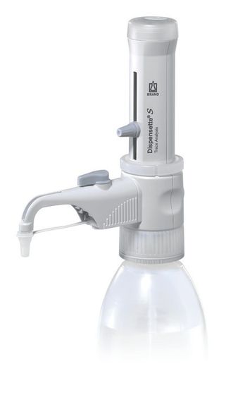 Dispensette S Trace Analysis, analog-adjustable, DE-M, tantalum-spring, 1 ml - 10 ml, with Recirculation valve
