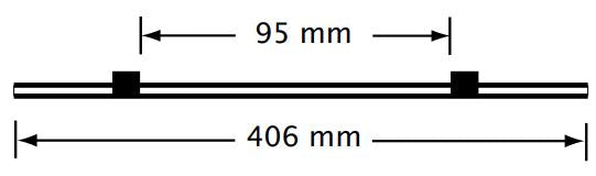 Finaprep 2-stop Santoprene Red-Red Pump Tubing (95mm between stops)