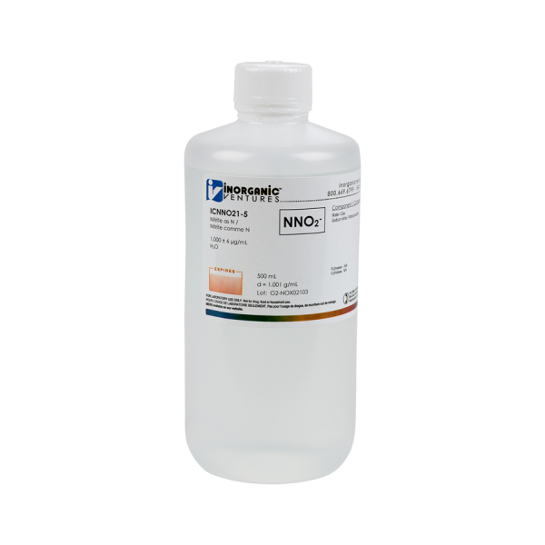 1000ug/mL NITRITE AS N 500mL