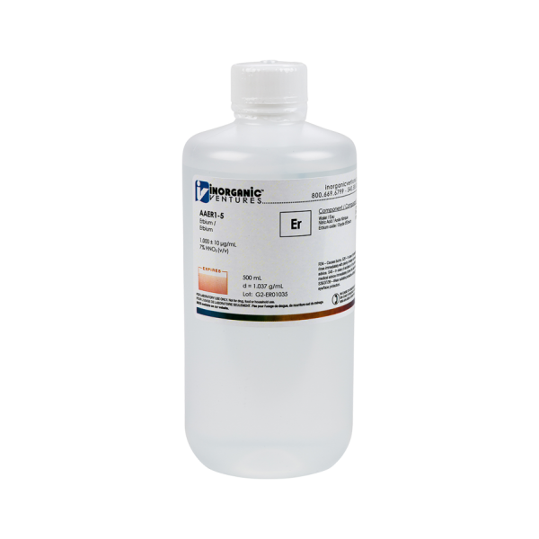 1000ug/mL ERBIUM 500mL for AA