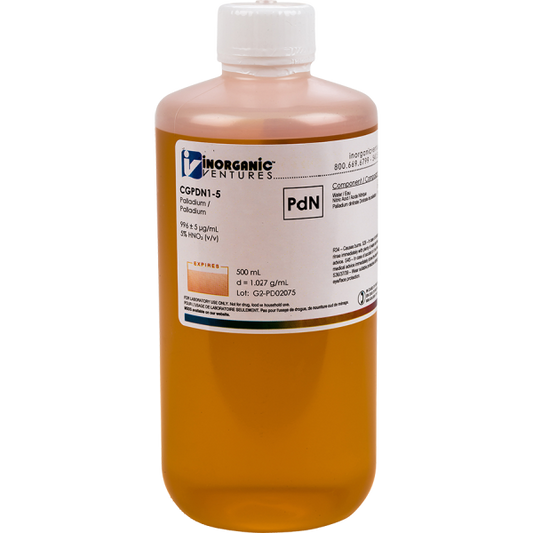 1000ug/mL PALLADIUM HNO3 500mL