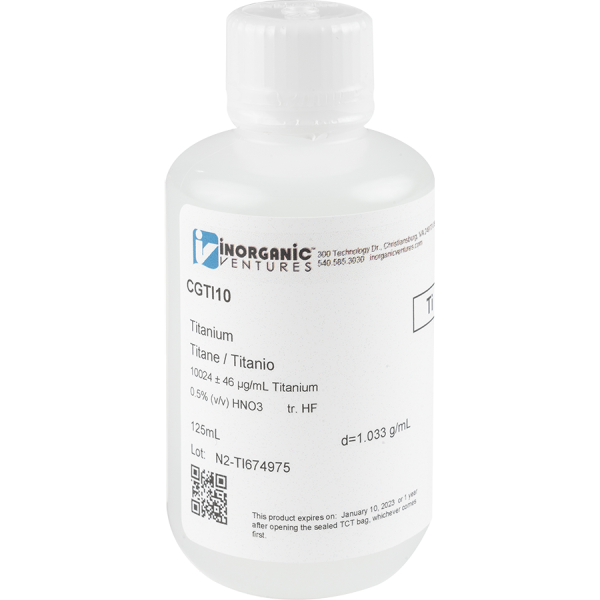 10,000ug/mL TITANIUM 125mL