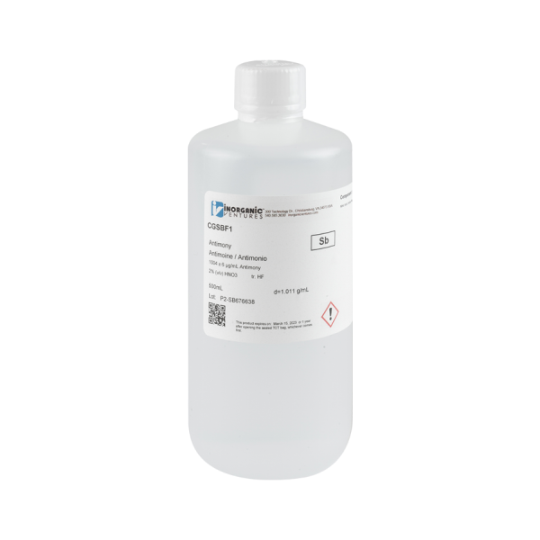 1000ug/mL ANTIMONY HF 500mL