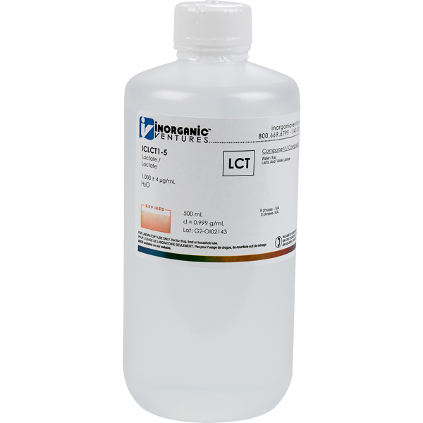 1000ug/mL LACTATE 500mL