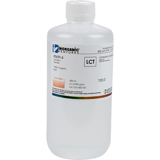 1000ug/mL LACTATE 500mL