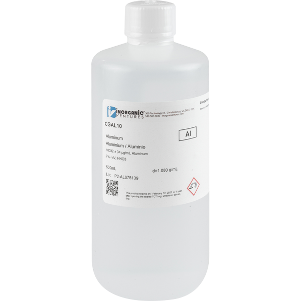 10,000 ppm ALUMINIUM for ICP