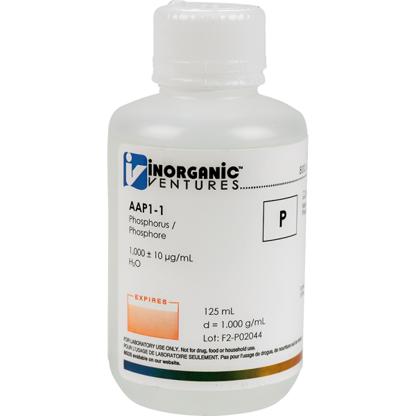 1000ug/mL PHOSPHORUS 125mL for AA