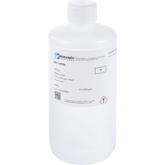 10ug/mL YTTRIUM 500mL