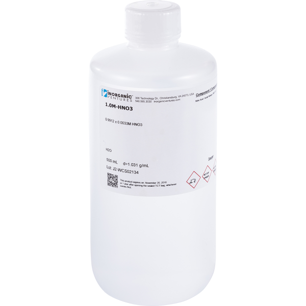 1.0M Nitric Acid, 500mL