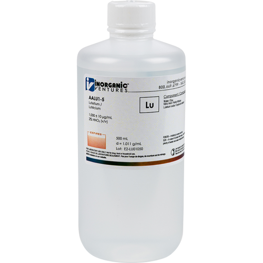 1000ug/mL LUTETIUM 500mL for AA