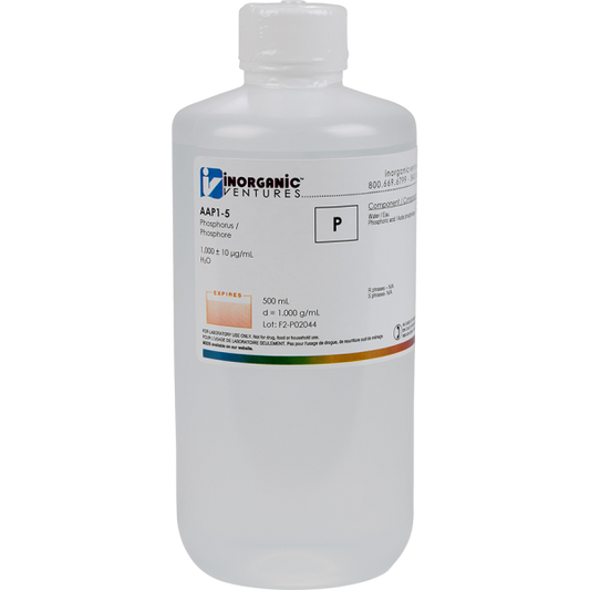 1000ug/mL PHOSPHORUS 500mL for AA