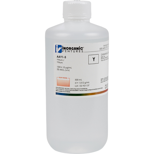 1000ug/mL YTTRIUM 500mL for AA
