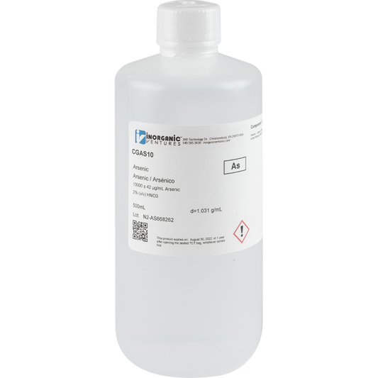 10,000ug/mL ARSENIC 500mL