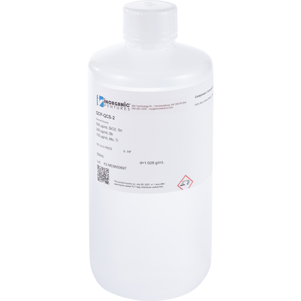 200.7WW QC STANDARD #2, 500mL
