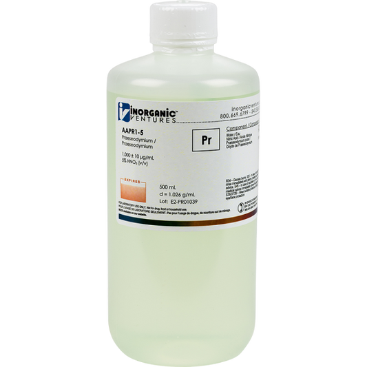 1000ug/mL PRASEODYMIUM 500mL for AA