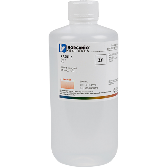1000ug/mL ZINC 500mL for AA